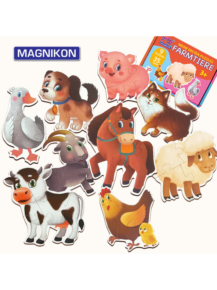 Пазлы My First Puzzles «Сельскохозяйственные животные» (3, 4, 5 деталей) - для детей от 18 месяцев
Пазлы My First Puzzles «Сельскохозяйственные животные» (3, 4, 5 деталей) - для детей от 18 месяцев