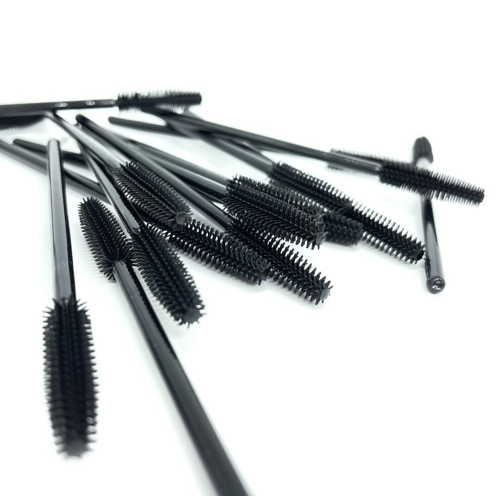 ForMe, Щеточка для ресниц, силиконовая ручка, черный, черная щетина (упаковка 50 шт.) 
ForMe, Щеточка для ресниц, силиконовая ручка, черный, черная щетина (упаковка 50 шт.)