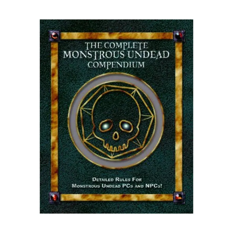 Complete Monstrous Undead Compendium, d20 Sourcebooks (Fast Forward), мягкая обложка
Complete Monstrous Undead Compendium, d20 Sourcebooks (Fast Forward), мягкая обложка