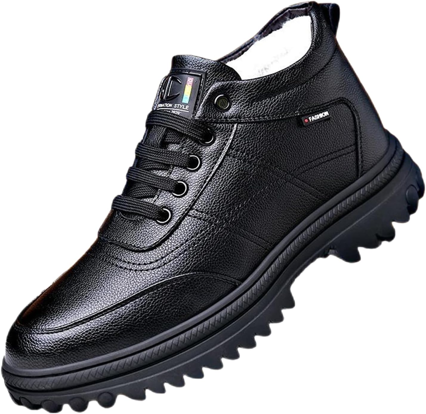 Мужские зимние ботинки EGGDK с высокой платформой, толстой подошвой, круглым носком и шнуровкой. Меховая подкладка, рифленая противоскользящая подошва, водонепроницаемые оксфорды до щиколотки, удобные для прогулок на свежем воздухе и походов, че...
Мужские зимние ботинки EGGDK с высокой платформой, толстой подошвой, круглым носком и шнуровкой. Меховая подкладка, рифленая противоскользящая подошва, водонепроницаемые оксфорды до щиколотки, удобные для прогулок на свежем воздухе и походов, че...