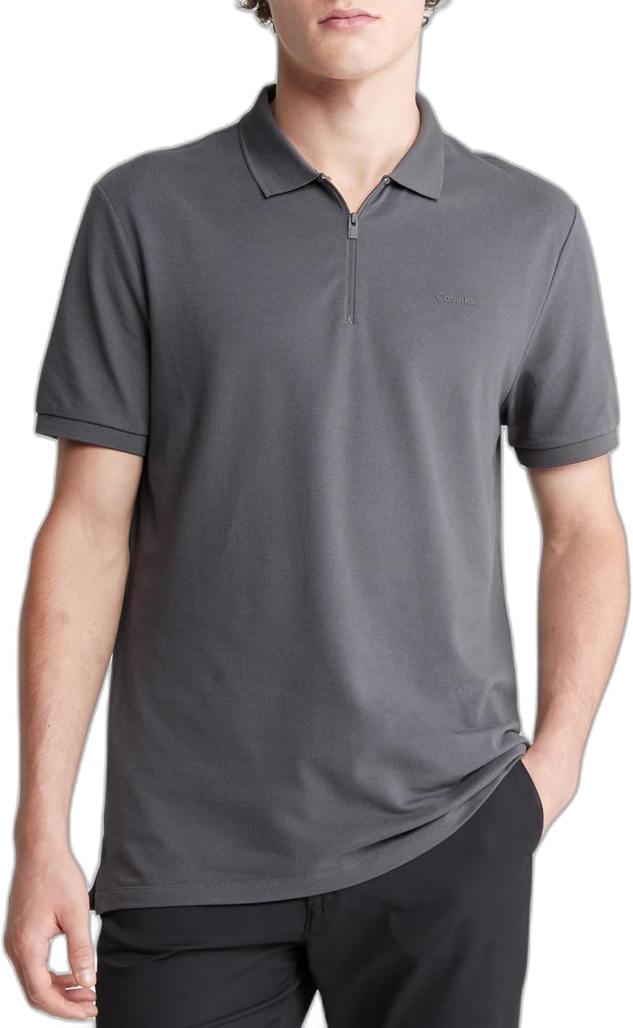 Мужское поло Calvin Klein Tech Zip, Forged Iron
Мужское поло Calvin Klein Tech Zip, Forged Iron