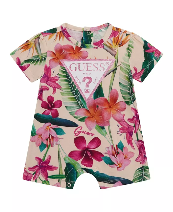 Детский комбинезон-шорты для девочек из эластичного джерси с принтом GUESS, мультиколор
Детский комбинезон-шорты для девочек из эластичного джерси с принтом GUESS, мультиколор