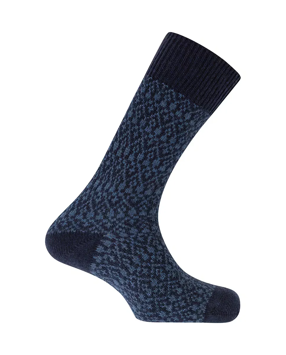 Мужские носки из кашемира/шерсти с двухцветной темно-синей каймой Punto Blanco
Мужские носки из кашемира/шерсти с двухцветной темно-синей каймой Punto Blanco