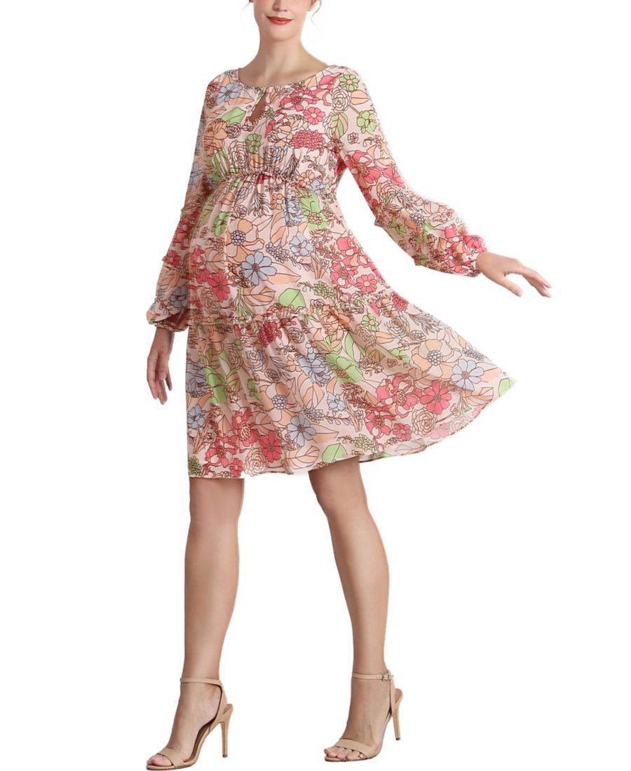 Женское шифоновое платье для беременных Piper kimi + kai, Multicolored
Женское шифоновое платье для беременных Piper kimi + kai, Multicolored