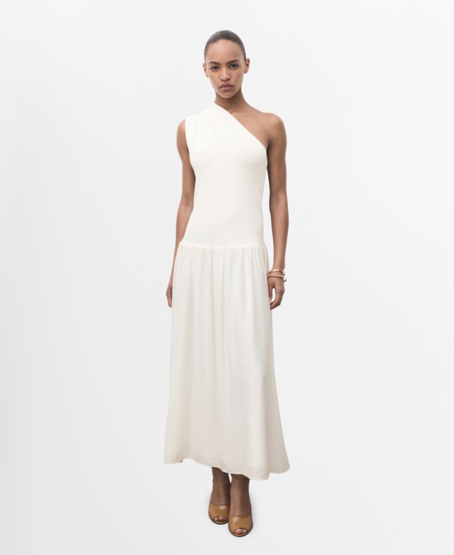 Женское асимметричное вязаное платье MANGO, Ecru
Женское асимметричное вязаное платье MANGO, Ecru