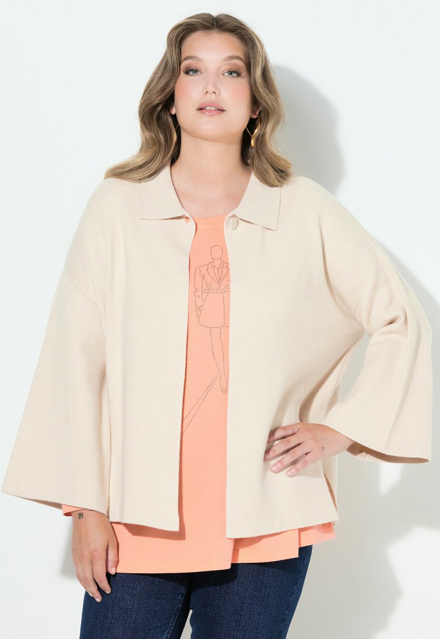 Кардиган MIAMODA Cardigan, Off-White/White
Кардиган MIAMODA Cardigan, Off-White/White