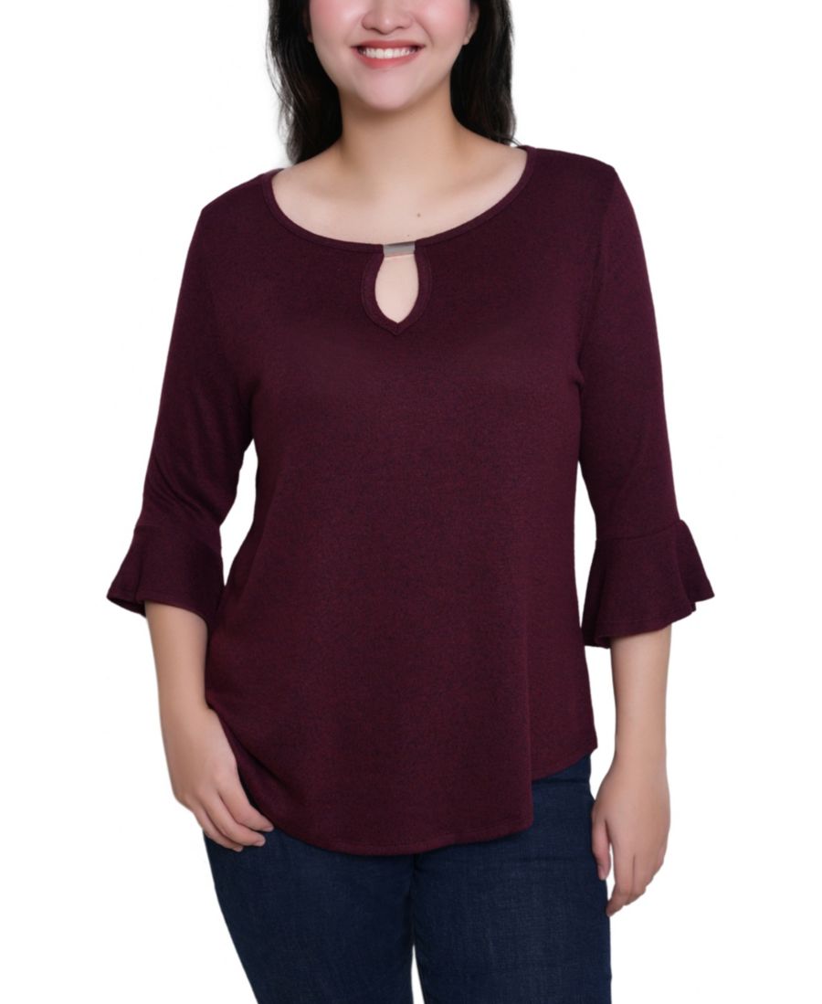 Топ с короткими рукавами-колокольчиками для невысоких девушек NY Collection, Red Dahlia
Топ с короткими рукавами-колокольчиками для невысоких девушек NY Collection, Red Dahlia