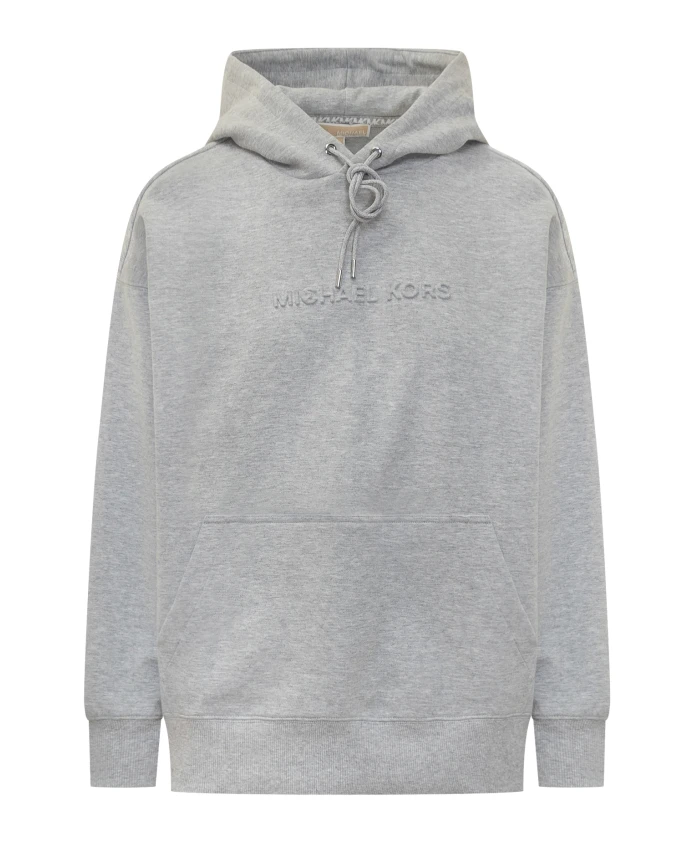 Серая толстовка с вышитым логотипом Michael Kors, серый
Серая толстовка с вышитым логотипом Michael Kors, серый