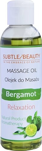 Натуральное антистрессовое массажное масло с бергамотом. Subtle Beauty
Натуральное антистрессовое массажное масло с бергамотом. Subtle Beauty