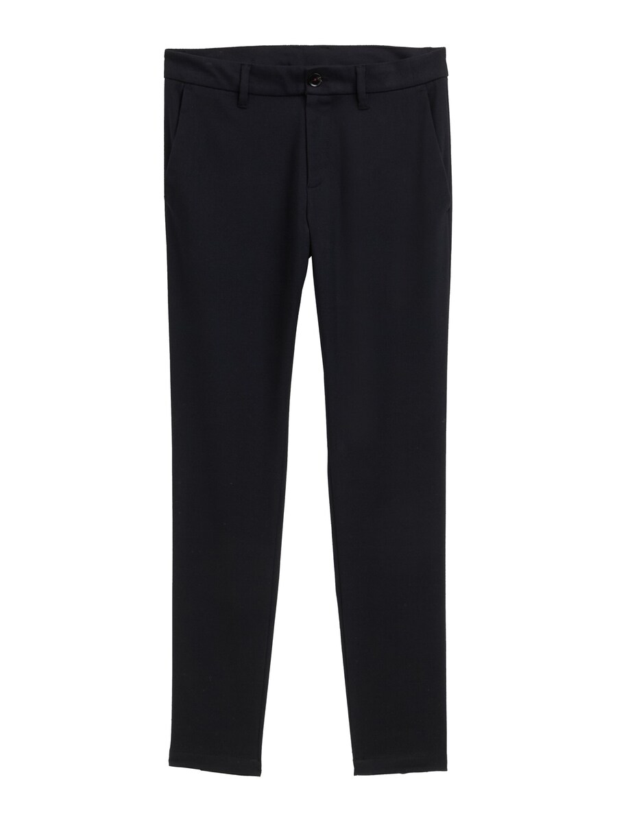 Облегающие брюки-чинос TOM TAILOR, черный 
Облегающие брюки-чинос TOM TAILOR, черный