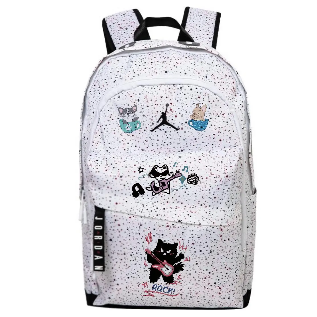 Jordan Полиэстеровый рюкзак унисекс белый, Rock cats
Jordan Полиэстеровый рюкзак унисекс белый, Rock cats