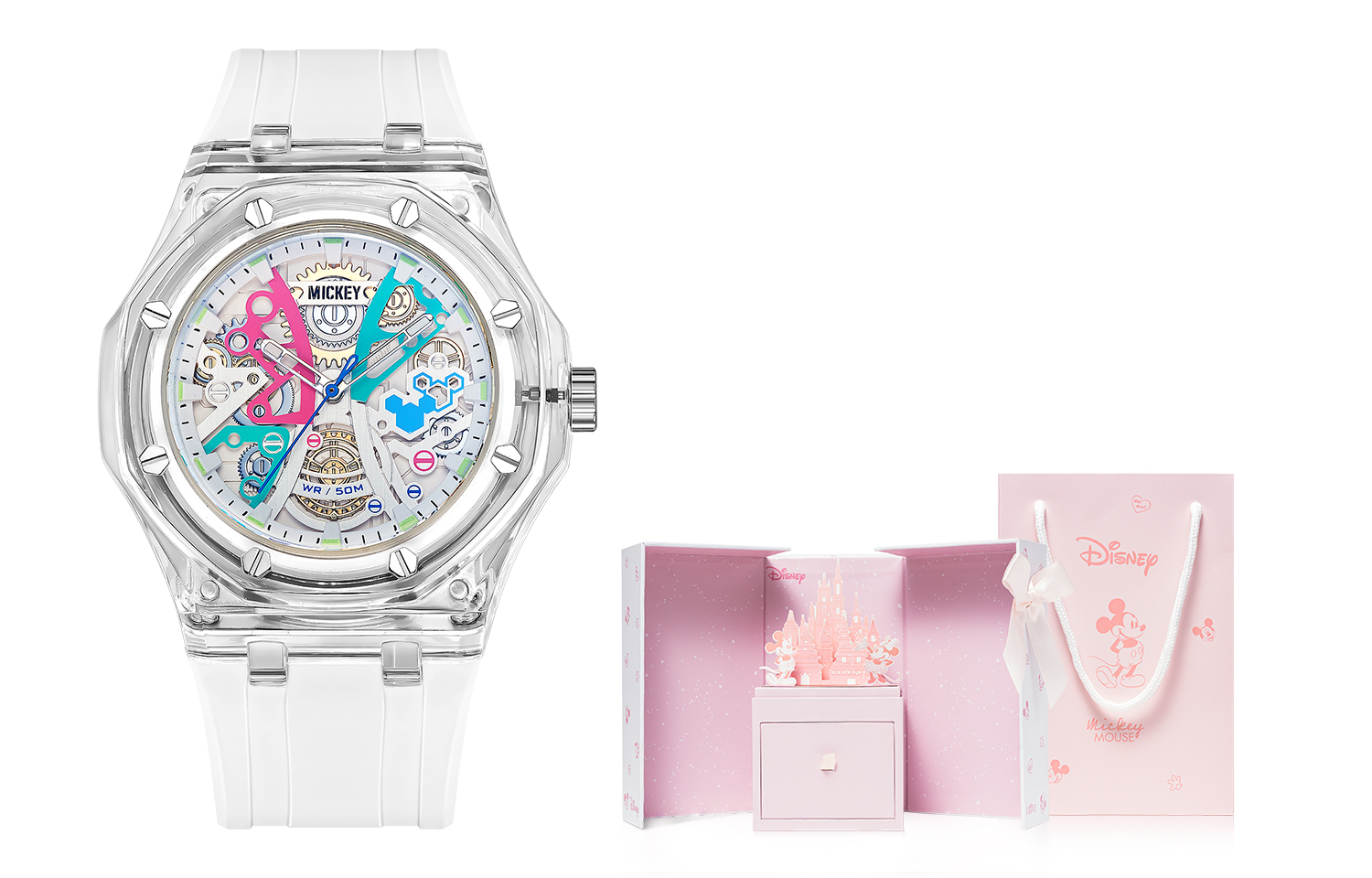 Disney Часы Mickey Series Quartz Movement Silicone Strap Watch Unisex Black Dial 
Disney Часы Mickey Series Quartz Movement Silicone Strap Watch Unisex Black Dial