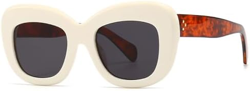 Модные ретро-солнцезащитные очки большого размера 2027 года для женщин и мужчин, с заклепками, трендовые женские очки с защитой от УФ-излучения UV400 MTZJH, White Leopard Gray
Модные ретро-солнцезащитные очки большого размера 2027 года для женщин и мужчин, с заклепками, трендовые женские очки с защитой от УФ-излучения UV400 MTZJH, White Leopard Gray