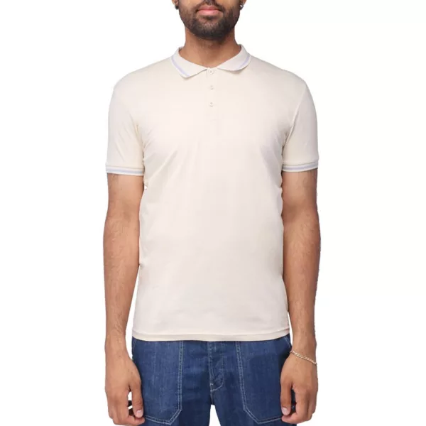 Мужская классическая поло с коротким рукавом и контрастной отделкой Xray, цвет sand 
Мужская классическая поло с коротким рукавом и контрастной отделкой Xray, цвет sand