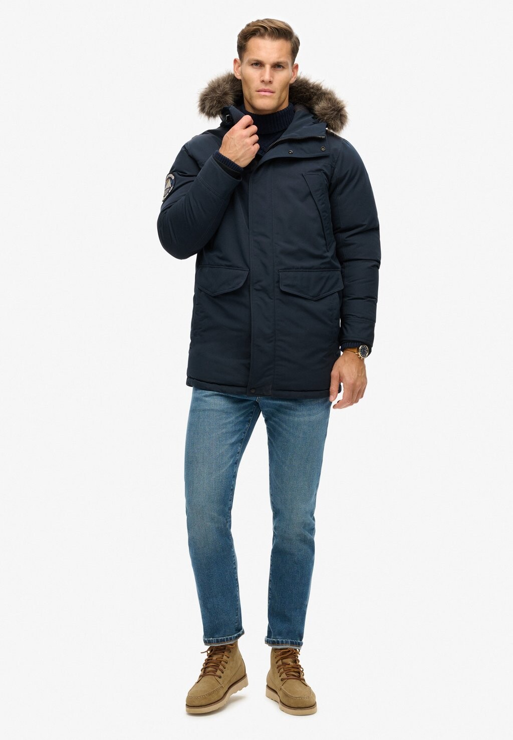 Зимнее пальто EVEREST Superdry, синий
Зимнее пальто EVEREST Superdry, синий