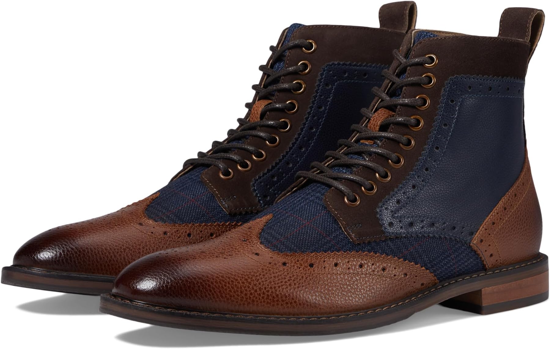 Ботинки Stacy Adams Finnegan Wing Tip Boot, цвет Navy/Cognac
Ботинки Stacy Adams Finnegan Wing Tip Boot, цвет Navy/Cognac