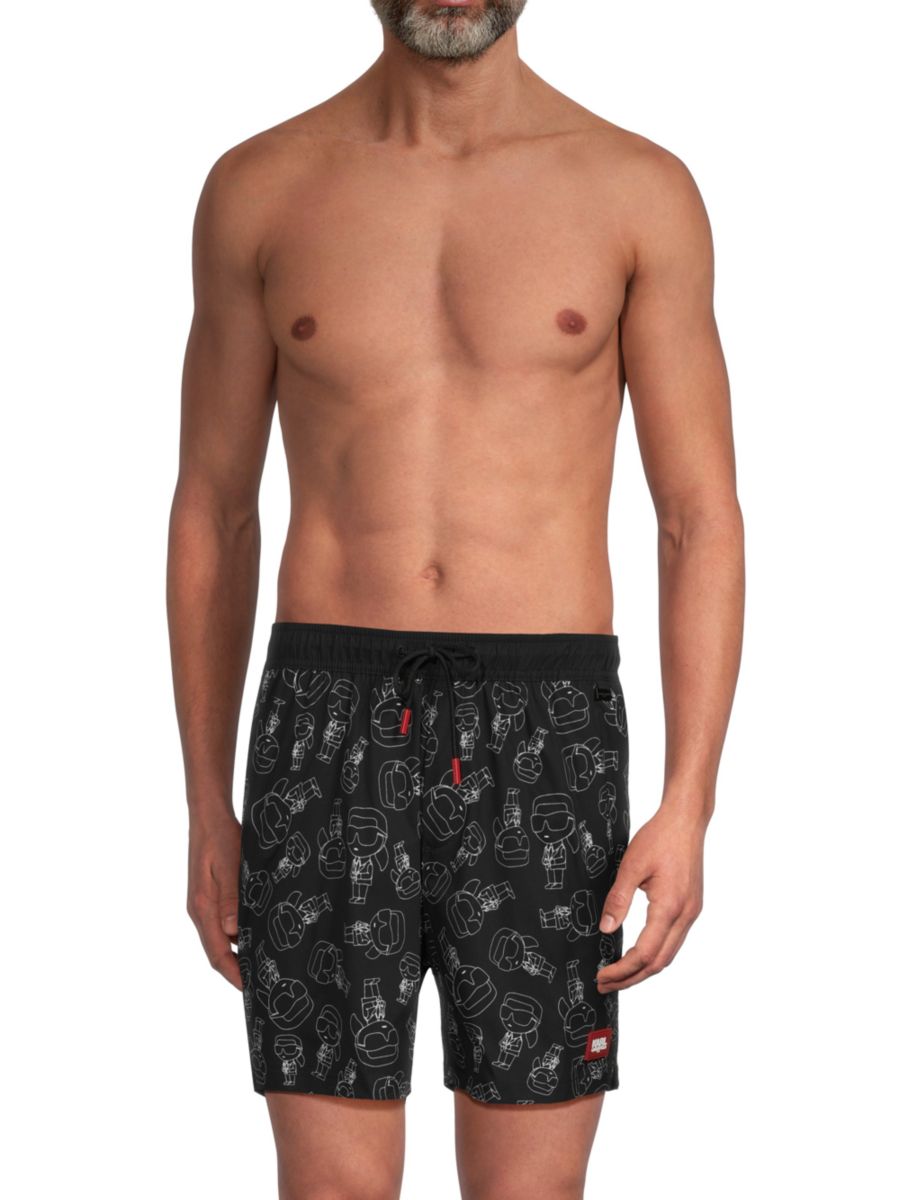 Плавки-шорты с логотипом и завязками Karl Lagerfeld Paris, белый/черный
Плавки-шорты с логотипом и завязками Karl Lagerfeld Paris, белый/черный