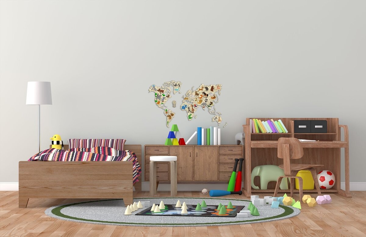 Деревянная 3D карта животного мира, размер М Wooden.City
Деревянная 3D карта животного мира, размер М Wooden.City