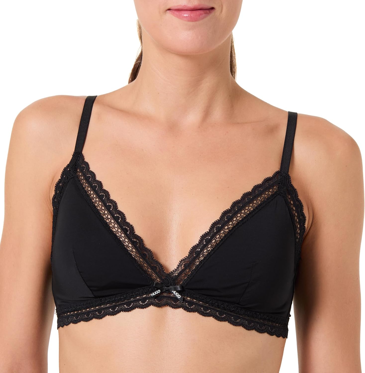 HUGO Женский бюстгальтер Unique 10273201 01 Triangle, Black 001
HUGO Женский бюстгальтер Unique 10273201 01 Triangle, Black 001