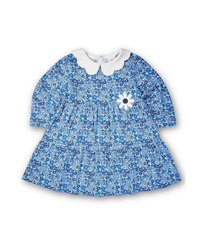 Трикотажное платье с цветочным принтом и цветком Florence Eiseman, синий
Трикотажное платье с цветочным принтом и цветком Florence Eiseman, синий