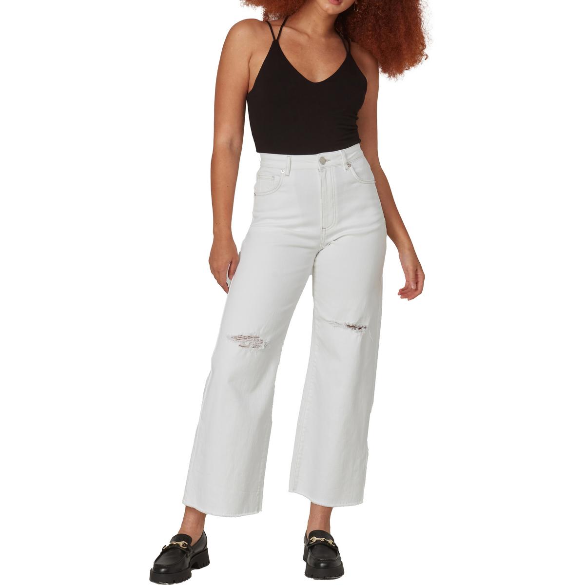 Женские джинсы Milan с потертостями и широкими штанинами Lola, белый
Женские джинсы Milan с потертостями и широкими штанинами Lola, белый