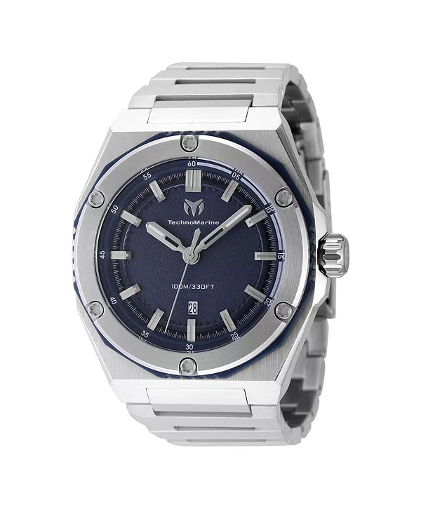 Мужские часы tm-416090 с синим циферблатом из кораллового кварца Technomarine, silver
Мужские часы tm-416090 с синим циферблатом из кораллового кварца Technomarine, silver