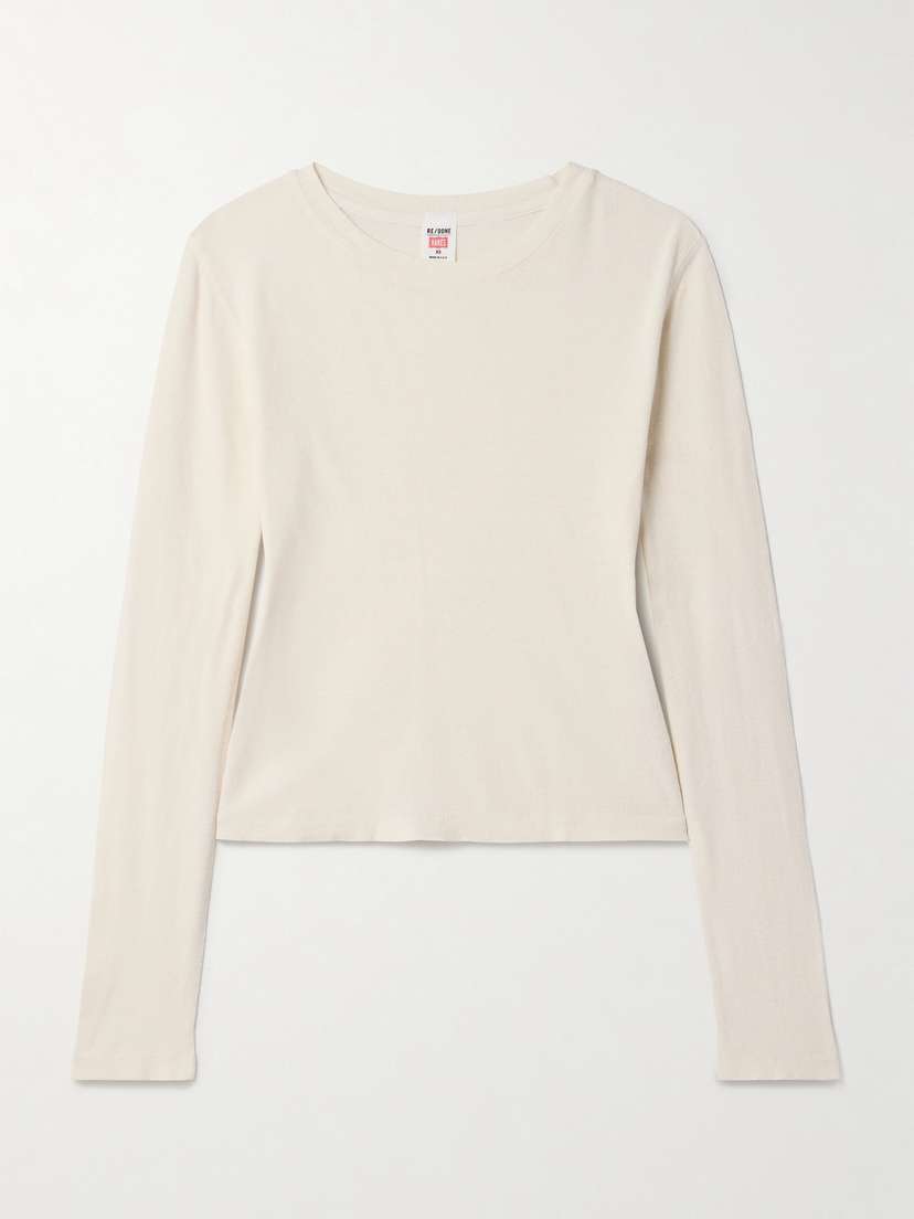 Футболка Hanes 90-х годов из хлопкового джерси для малышей Re/Done, белый
Футболка Hanes 90-х годов из хлопкового джерси для малышей Re/Done, белый