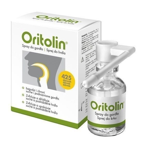 Oritolin Spray Do Gardła увлажняющий крем для горла, 30 ml
Oritolin Spray Do Gardła увлажняющий крем для горла, 30 ml