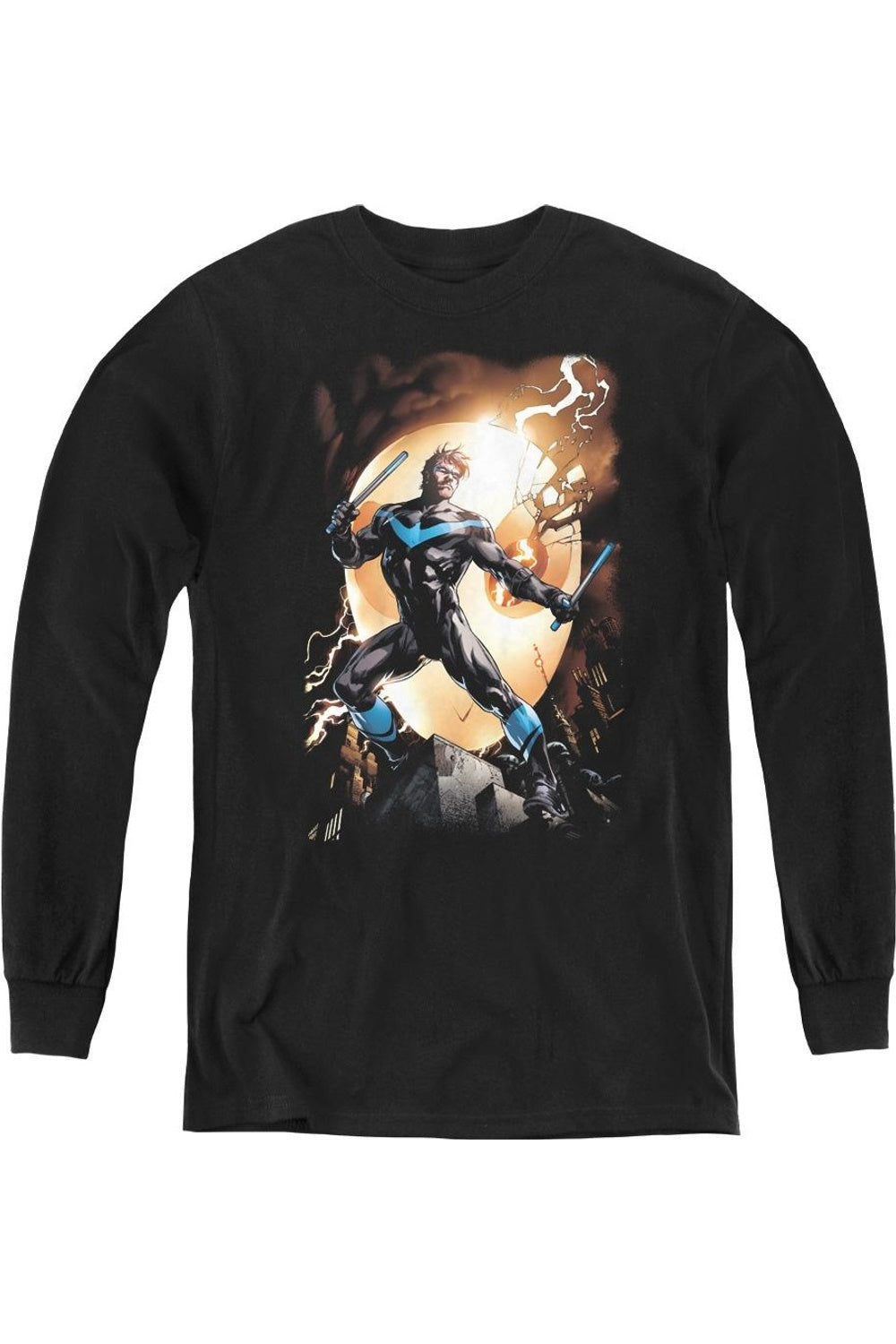 Футболка с длинным рукавом для подростков "Batman: Найтвинг против Сов" Gildan, черный
Футболка с длинным рукавом для подростков "Batman: Найтвинг против Сов" Gildan, черный