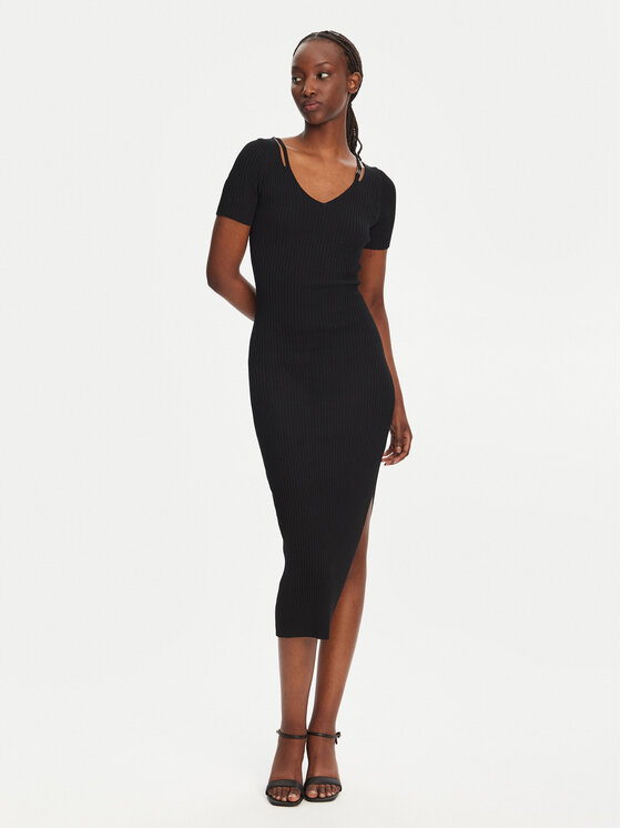 Облегающее трикотажное платье Shaty 50538239 Hugo, черный
Облегающее трикотажное платье Shaty 50538239 Hugo, черный