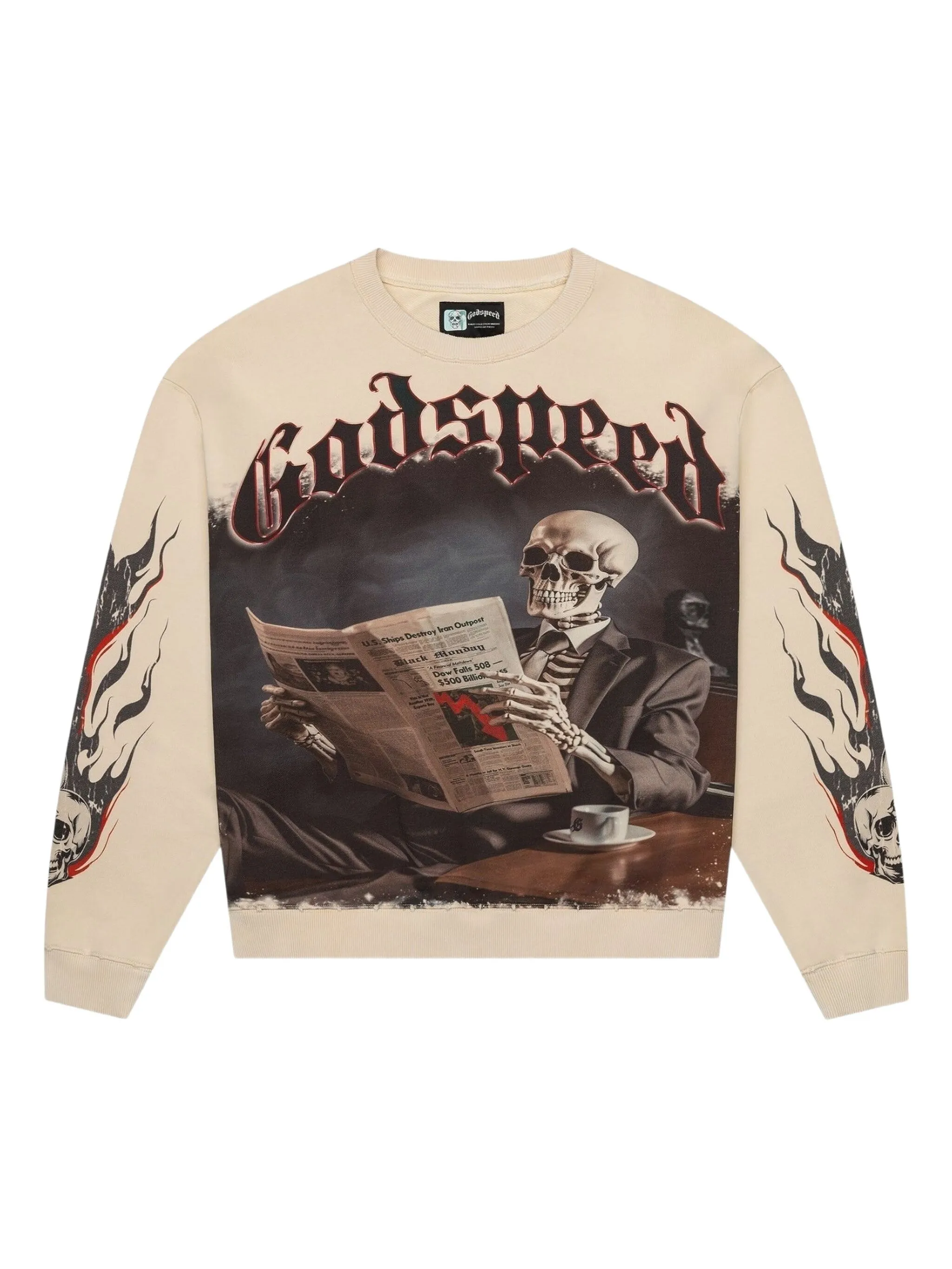 Толстовка Monday Godspeed, бежевый
Толстовка Monday Godspeed, бежевый