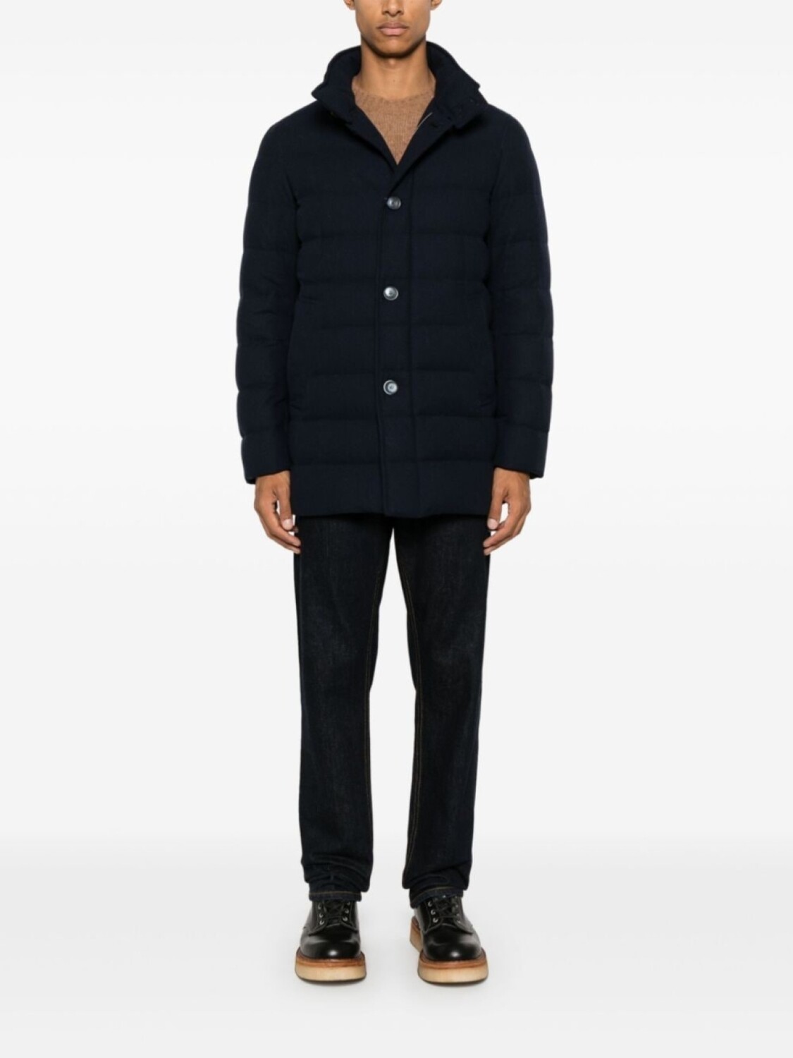 Herno свитер с логотипом, коричневый
Herno свитер с логотипом, коричневый