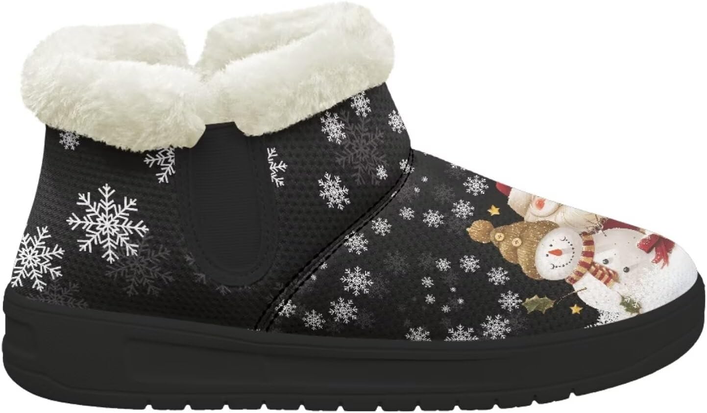 Зимние теплые плюшевые ботинки Forchrinse с меховой подкладкой для женщин и мужчин, удобные зимние ботильоны для прогулок, Santa Claus Pattern
Зимние теплые плюшевые ботинки Forchrinse с меховой подкладкой для женщин и мужчин, удобные зимние ботильоны для прогулок, Santa Claus Pattern