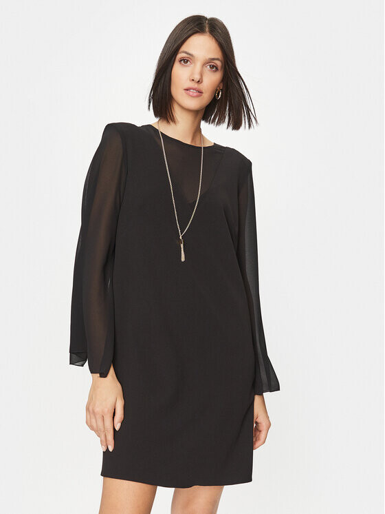 Коктейльное платье стандартного кроя Rinascimento, черный
Коктейльное платье стандартного кроя Rinascimento, черный