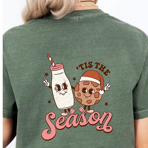 Футболка с принтом "Tis the season milk and cookies" спереди и сзади, окрашенная в стиле garment dyed Simply Sage Market, Moss
Футболка с принтом "Tis the season milk and cookies" спереди и сзади, окрашенная в стиле garment dyed Simply Sage Market, Moss