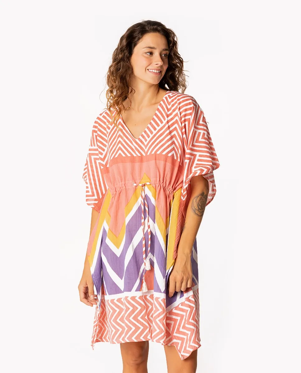 Хлопковый кафтан Summer Song с геометрическим принтом розового цвета Abbacino, розовый
Хлопковый кафтан Summer Song с геометрическим принтом розового цвета Abbacino, розовый