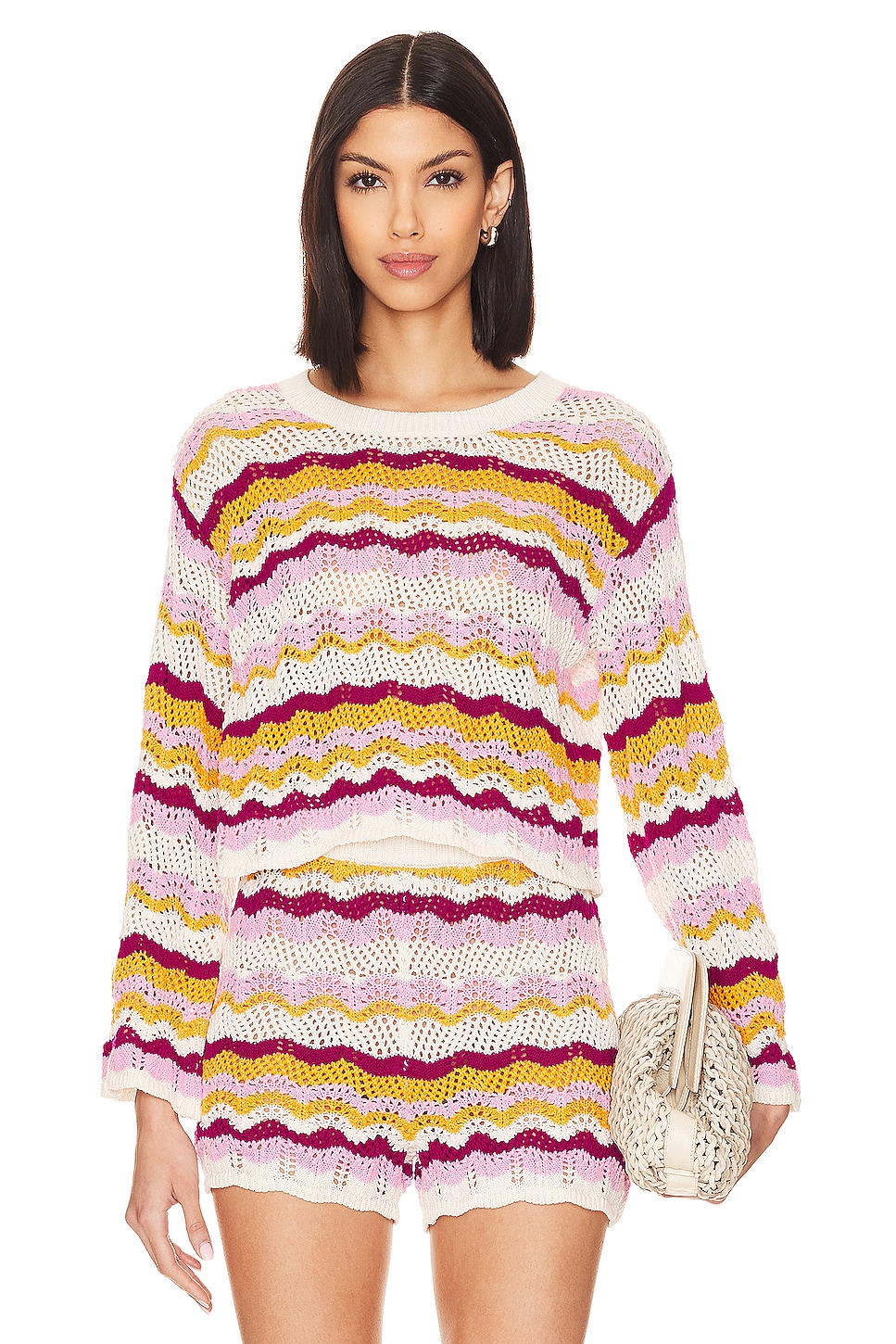 Свитер "Солнечные лучи" X revolve Lspace, peony, tamarind & berry multi
Свитер "Солнечные лучи" X revolve Lspace, peony, tamarind & berry multi