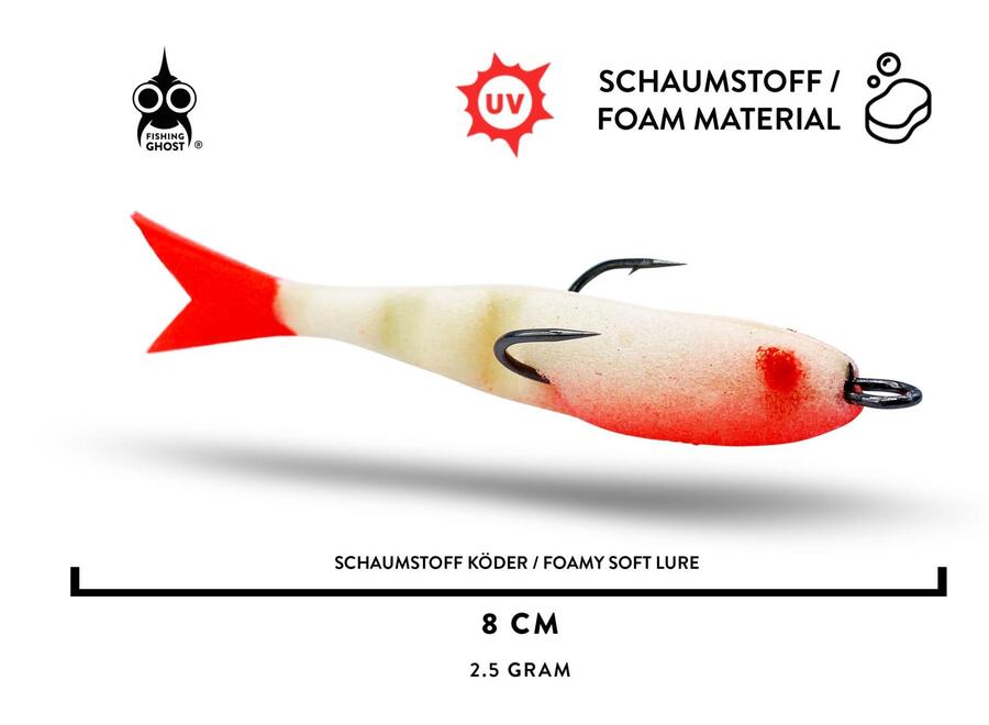 FISHINGGHOST Мягкая приманка - Spongy One - 2,5 г - УФ-молоко
FISHINGGHOST Мягкая приманка - Spongy One - 2,5 г - УФ-молоко