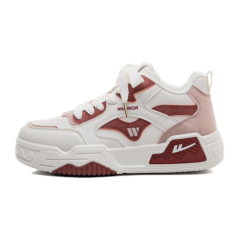 Кеды, скейтборд обувь женская средняя высота Warrior, бежевый/красный
Кеды, скейтборд обувь женская средняя высота Warrior, бежевый/красный