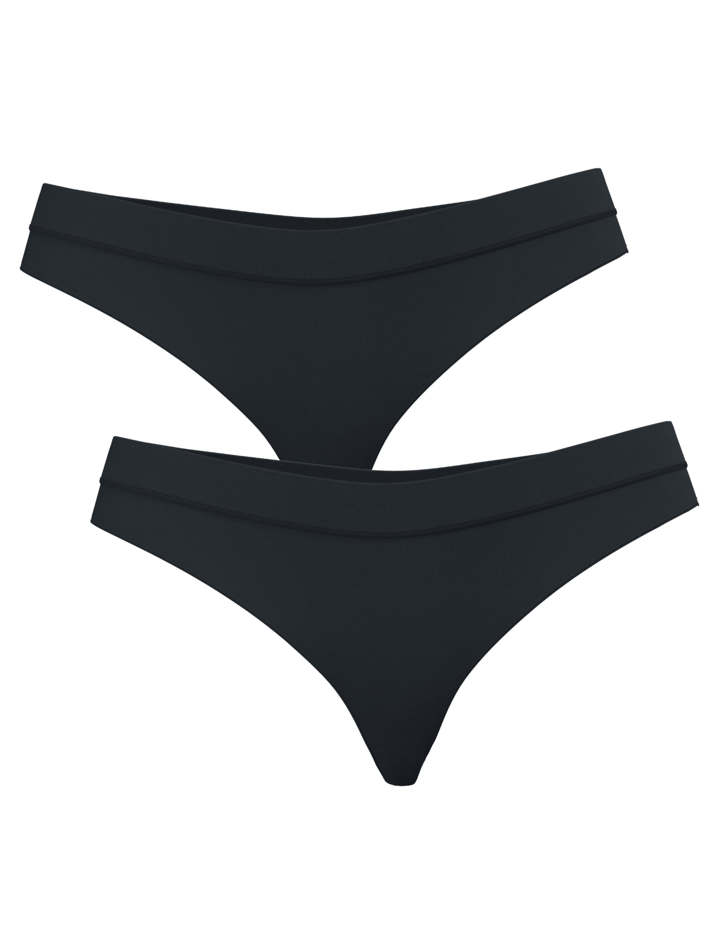 Albero Natur Стринги '2er Pack Damen Bio Baumwoll String High Waist' в черном цвете
Albero Natur Стринги '2er Pack Damen Bio Baumwoll String High Waist' в черном цвете