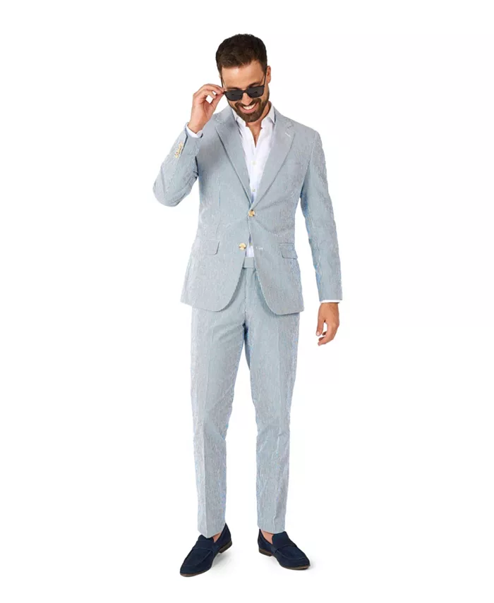 Мужской повседневный костюм - Casual Two-Piece Suit - Наряд для свадьбы и бизнес-кэжуал - Темно-серый OppoSuits, синий
Мужской повседневный костюм - Casual Two-Piece Suit - Наряд для свадьбы и бизнес-кэжуал - Темно-серый OppoSuits, синий