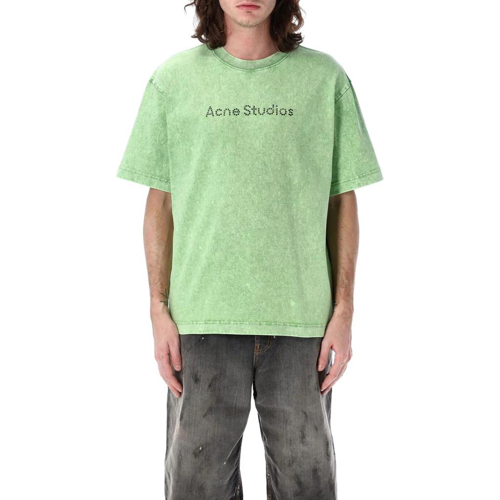 Футболка Logo Studded с круглым вырезом Acne Studios, зеленый
Футболка Logo Studded с круглым вырезом Acne Studios, зеленый