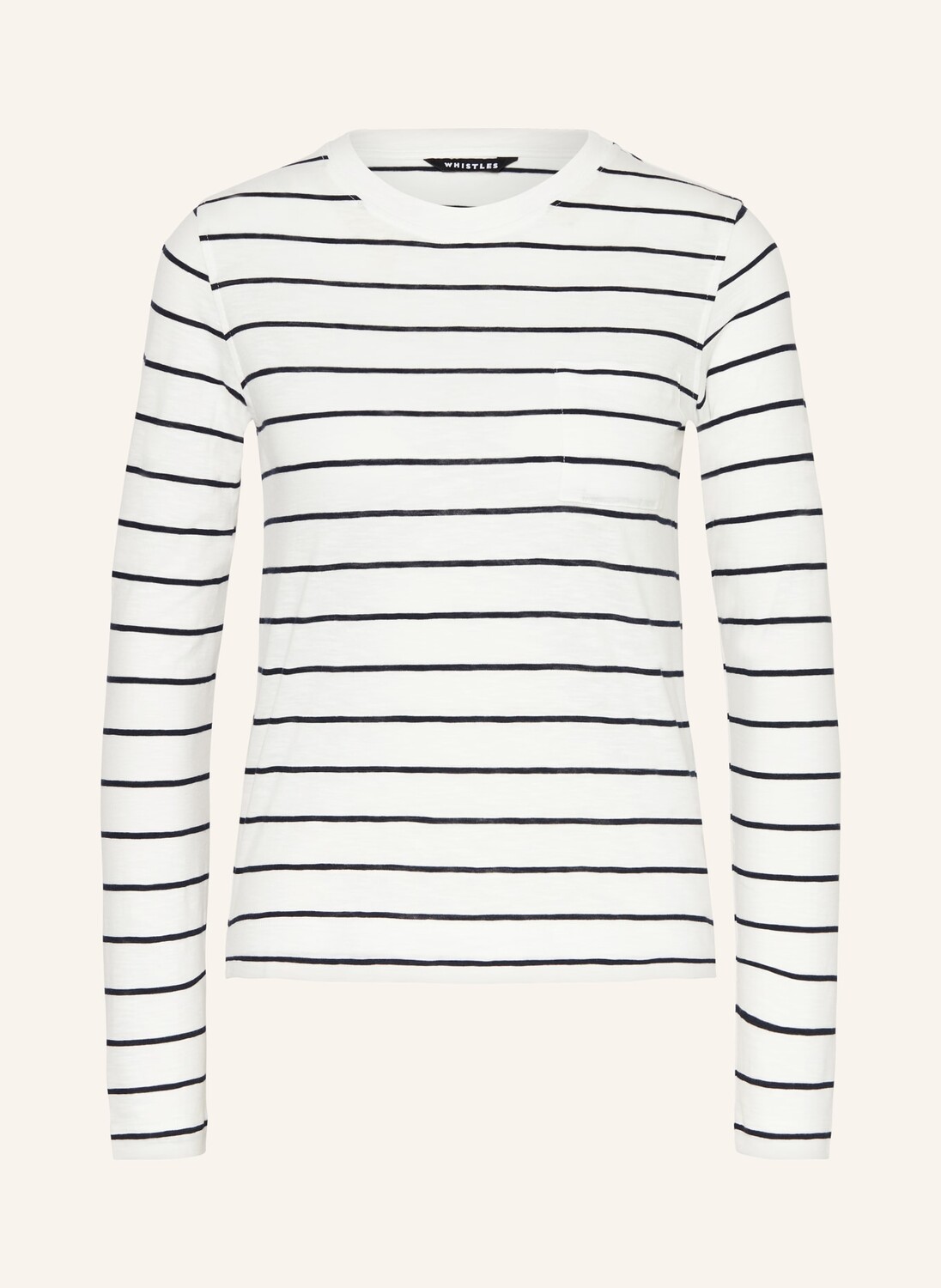 Лонгслив WHISTLES, белый/синий
Лонгслив WHISTLES, белый/синий