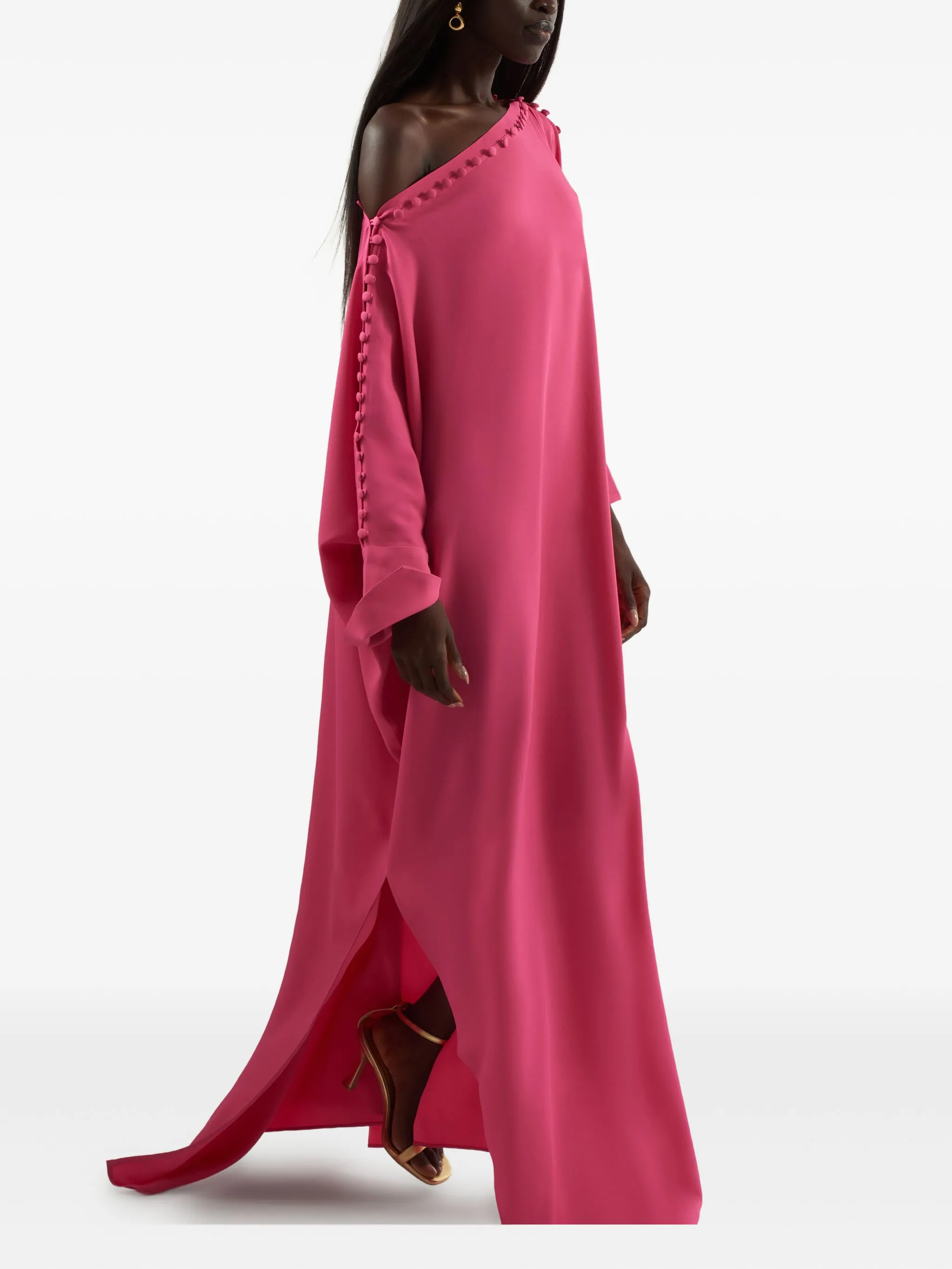 Платье-кафтан с пуговицами Taller Marmo, розовый
Платье-кафтан с пуговицами Taller Marmo, розовый