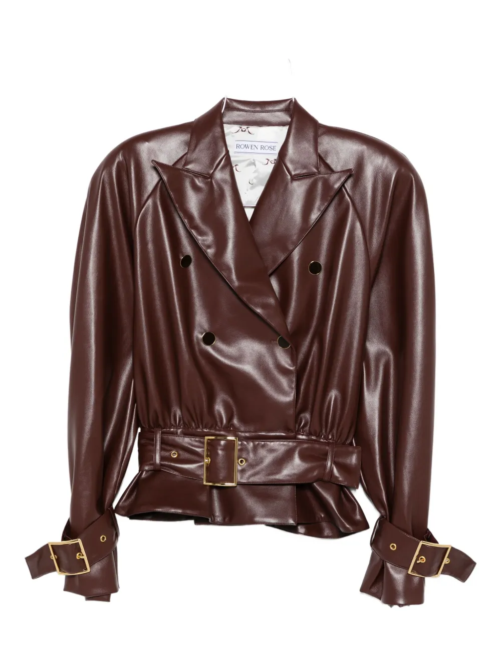 Двубортная куртка с поясом Rowen Rose, коричневый
Двубортная куртка с поясом Rowen Rose, коричневый