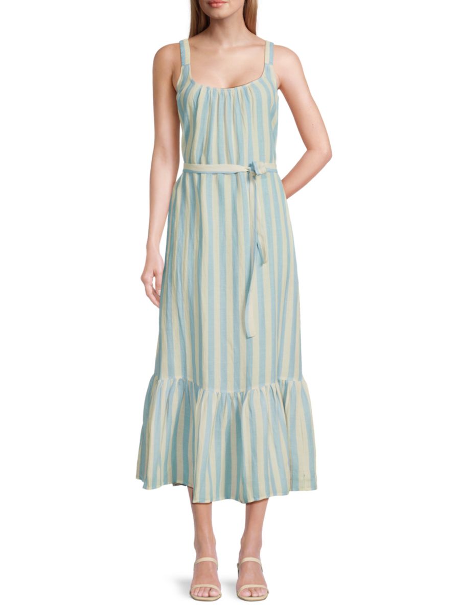 Платье-миди Meradith в полоску А-силуэта Velvet by Graham & Spencer, цвет Sky Blue Cream
Платье-миди Meradith в полоску А-силуэта Velvet by Graham & Spencer, цвет Sky Blue Cream