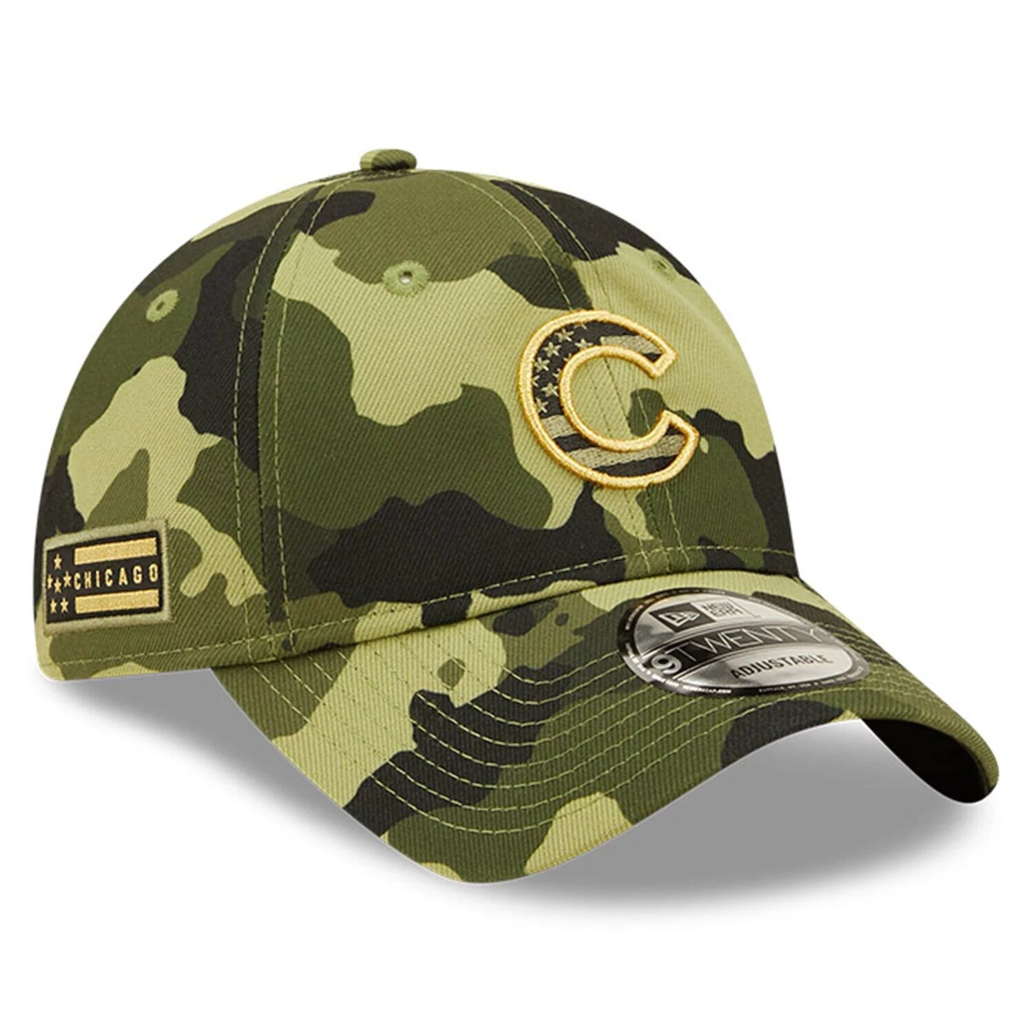 Мужская камуфляжная регулируемая кепка New Era Chicago Cubs ко Дню вооруженных сил 2022 9TWENTY
Мужская камуфляжная регулируемая кепка New Era Chicago Cubs ко Дню вооруженных сил 2022 9TWENTY