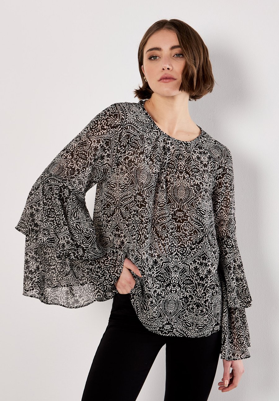 Блуза Apricot PAISLEY RUFFLE SLEEVE, Black
Блуза Apricot PAISLEY RUFFLE SLEEVE, Black