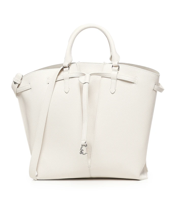 Белая сумка-ведро с кожаными ручками Coccinelle, белый
Белая сумка-ведро с кожаными ручками Coccinelle, белый