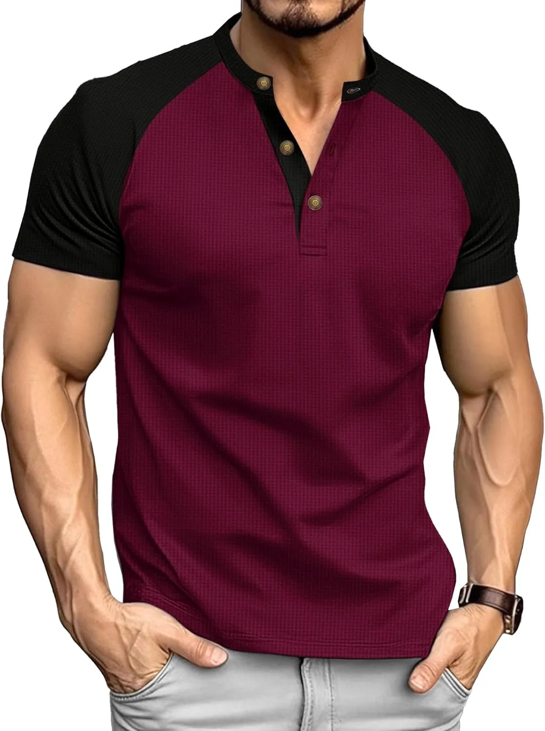 Мужская легкая хенли футболка для тренировок Maiyifu-GJ
Мужская легкая хенли футболка для тренировок Maiyifu-GJ